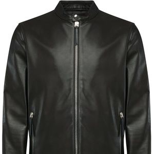 Giuseppe Zanotti - Men's leather zip-up jacket